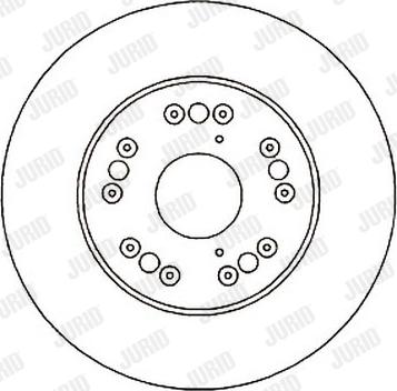 Jurid 561644J - Bremžu diski www.autospares.lv