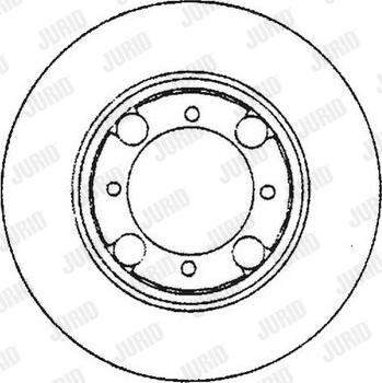 Jurid 561642J - Bremžu diski www.autospares.lv