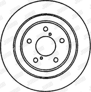 Jurid 561666J-1 - Brake Disc www.autospares.lv