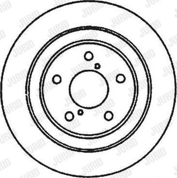 Jurid 561666J - Brake Disc www.autospares.lv