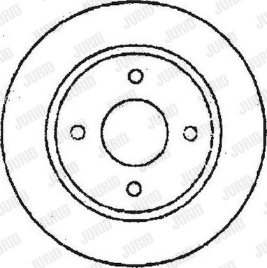 Jurid 561663J - Bremžu diski www.autospares.lv