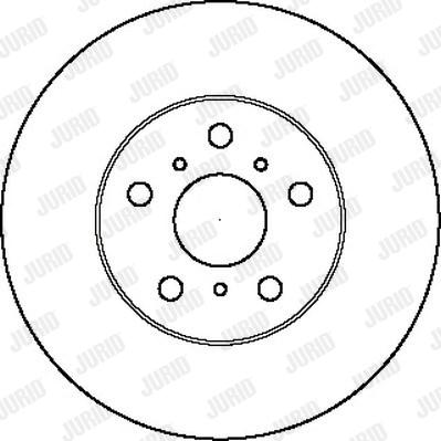 Jurid 561607J - Bremžu diski www.autospares.lv