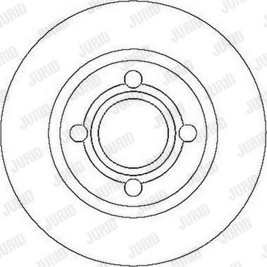 Jurid 561689J-1 - Bremžu diski www.autospares.lv