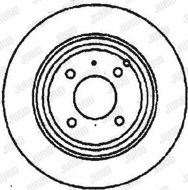 Jurid 561681J - Bremžu diski www.autospares.lv