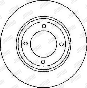 Jurid 561688J - Bremžu diski www.autospares.lv