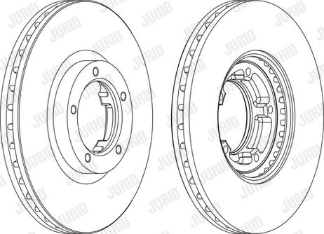 Jurid 561624JC-1 - Bremžu diski www.autospares.lv