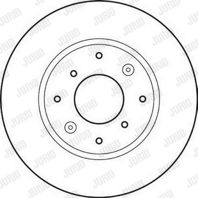 Jurid 561622J - Bremžu diski www.autospares.lv