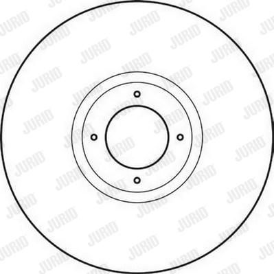 Jurid 561623J - Bremžu diski www.autospares.lv