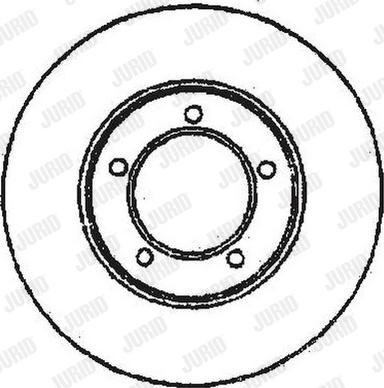 Jurid 561676J - Тормозной диск www.autospares.lv