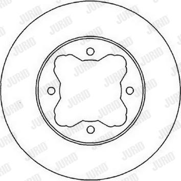 Jurid 561671J - Bremžu diski www.autospares.lv