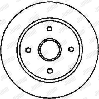 Jurid 561678J - Bremžu diski www.autospares.lv