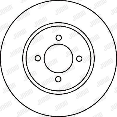 Jurid 561056J - Тормозной диск www.autospares.lv