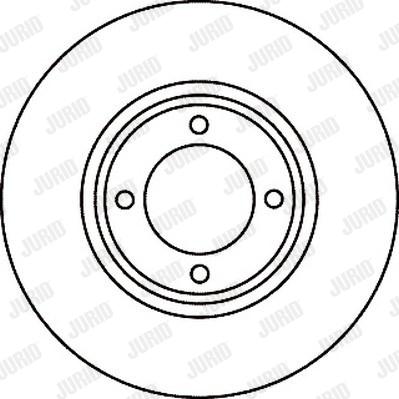 Jurid 561052J - Bremžu diski www.autospares.lv