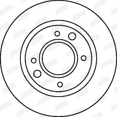 Jurid 561065J - Bremžu diski www.autospares.lv