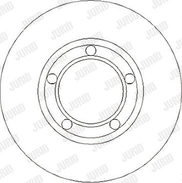 Jurid 561067J - Bremžu diski www.autospares.lv