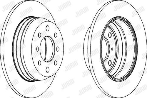 Jurid 561007J - Bremžu diski www.autospares.lv