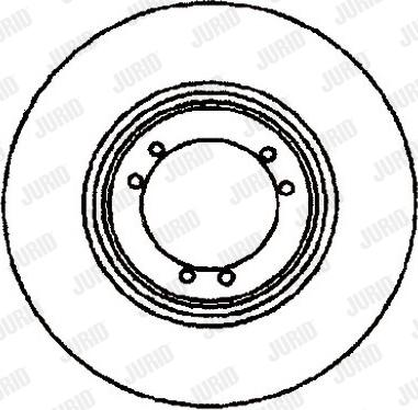 Jurid 561085J - Тормозной диск www.autospares.lv