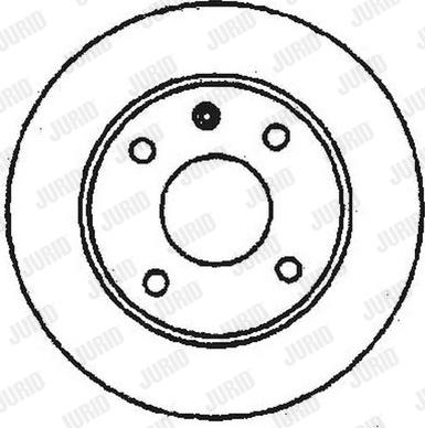 Jurid 561087J - Brake Disc www.autospares.lv