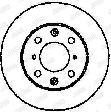 Jurid 561039J - Bremžu diski www.autospares.lv