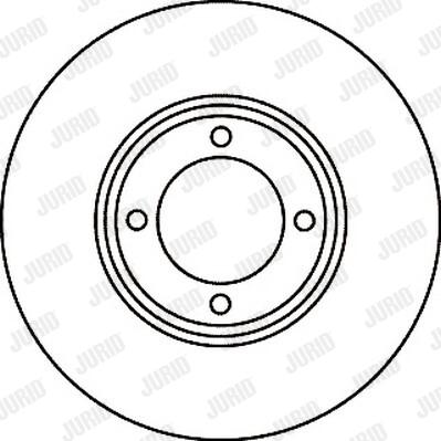 Jurid 561030J-1 - Bremžu diski www.autospares.lv