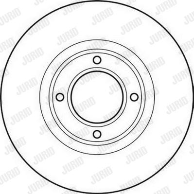 Jurid 561038JC - Bremžu diski www.autospares.lv