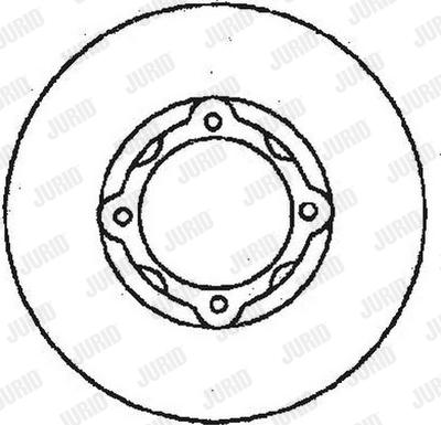 Jurid 561152J - Bremžu diski www.autospares.lv