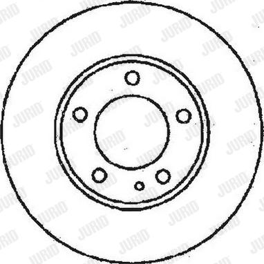 Jurid 561550J - Brake Disc www.autospares.lv