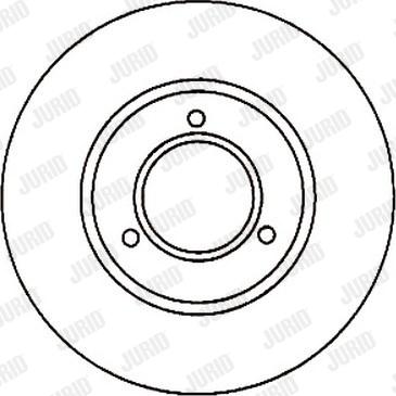 Jurid 561137J - Bremžu diski www.autospares.lv