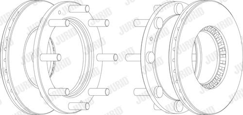 Jurid 561849J - Bremžu diski www.autospares.lv