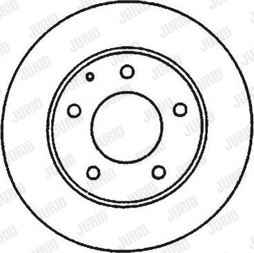 Jurid 561969J - Тормозной диск www.autospares.lv