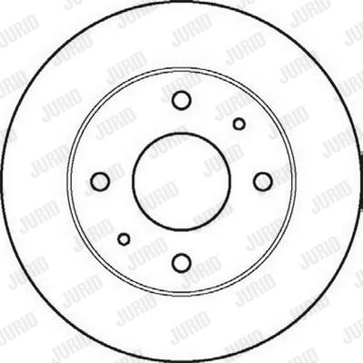 Jurid 561861JC-1 - Bremžu diski www.autospares.lv