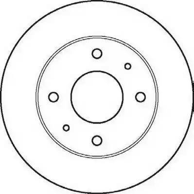 Delphi BG3707 - Bremžu diski autospares.lv