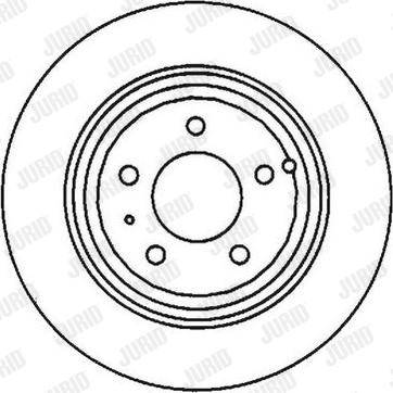 Jurid 561867J - Bremžu diski www.autospares.lv