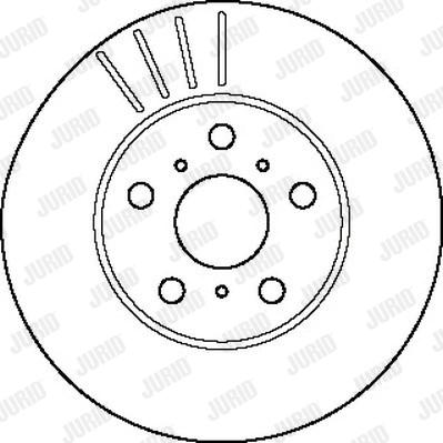 Jurid 561808J - Bremžu diski www.autospares.lv