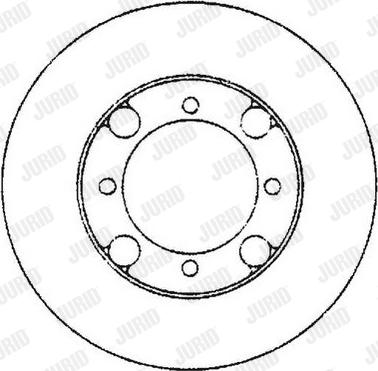 Jurid 561802J - Bremžu diski www.autospares.lv