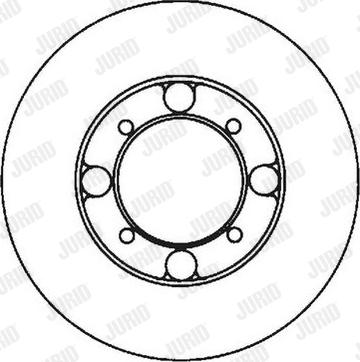 Jurid 561815J - Bremžu diski www.autospares.lv