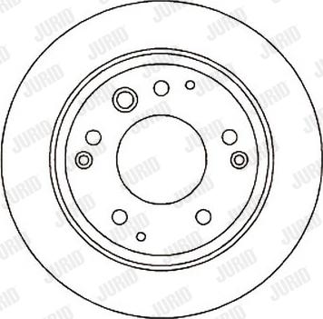 Jurid 561813J-1 - Bremžu diski www.autospares.lv