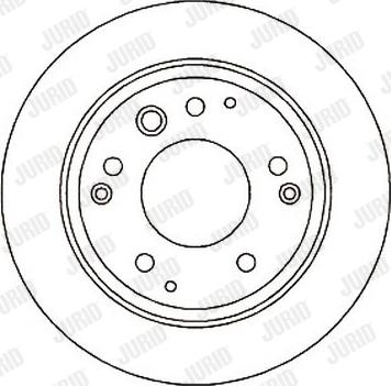 Jurid 561813J - Bremžu diski www.autospares.lv