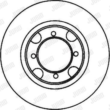 Jurid 561884J - Bremžu diski www.autospares.lv