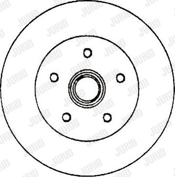 Jurid 561829J - Bremžu diski www.autospares.lv