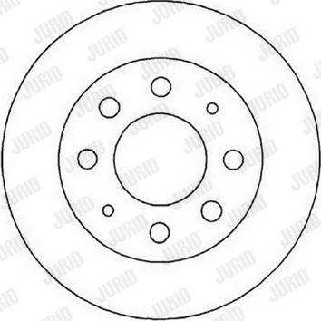 Jurid 561824J - Тормозной диск www.autospares.lv