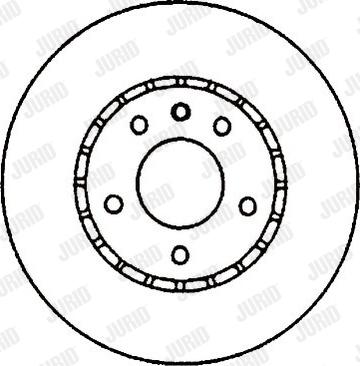 Jurid 561821J - Bremžu diski www.autospares.lv