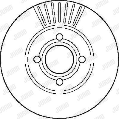 Jurid 561823J - Bremžu diski www.autospares.lv