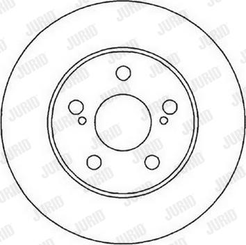 Jurid 561822J-1 - Bremžu diski autospares.lv