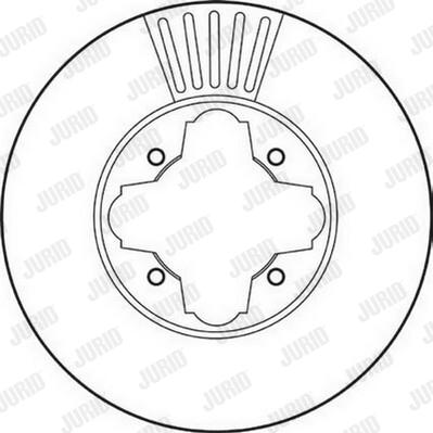 Jurid 561827J-1 - Bremžu diski autospares.lv