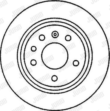 Jurid 561870JC - Bremžu diski www.autospares.lv