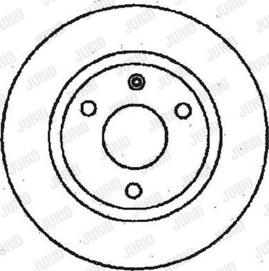 Jurid 561359J-1 - Bremžu diski www.autospares.lv