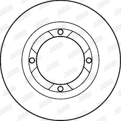 Jurid 561309J - Bremžu diski www.autospares.lv