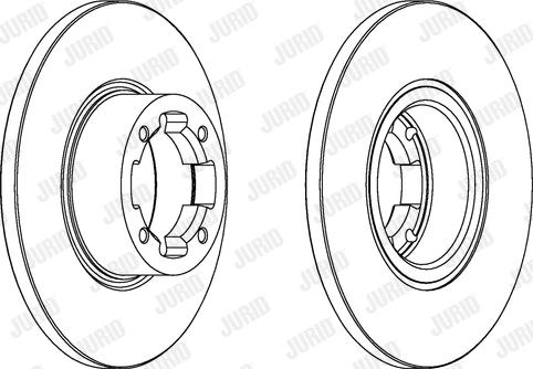 Jurid 561311J - Bremžu diski www.autospares.lv