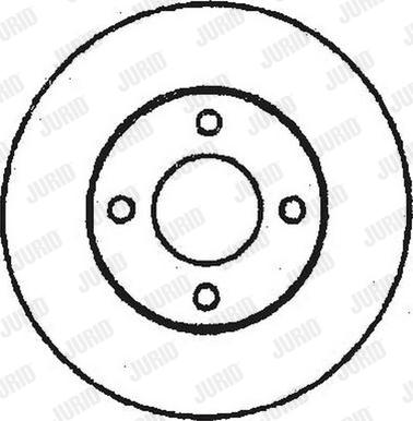 Jurid 561312J-1 - Bremžu diski www.autospares.lv